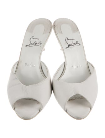 Christian Louboutin Leather Mules