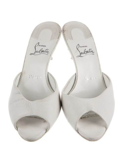 Christian Louboutin Leather Mules