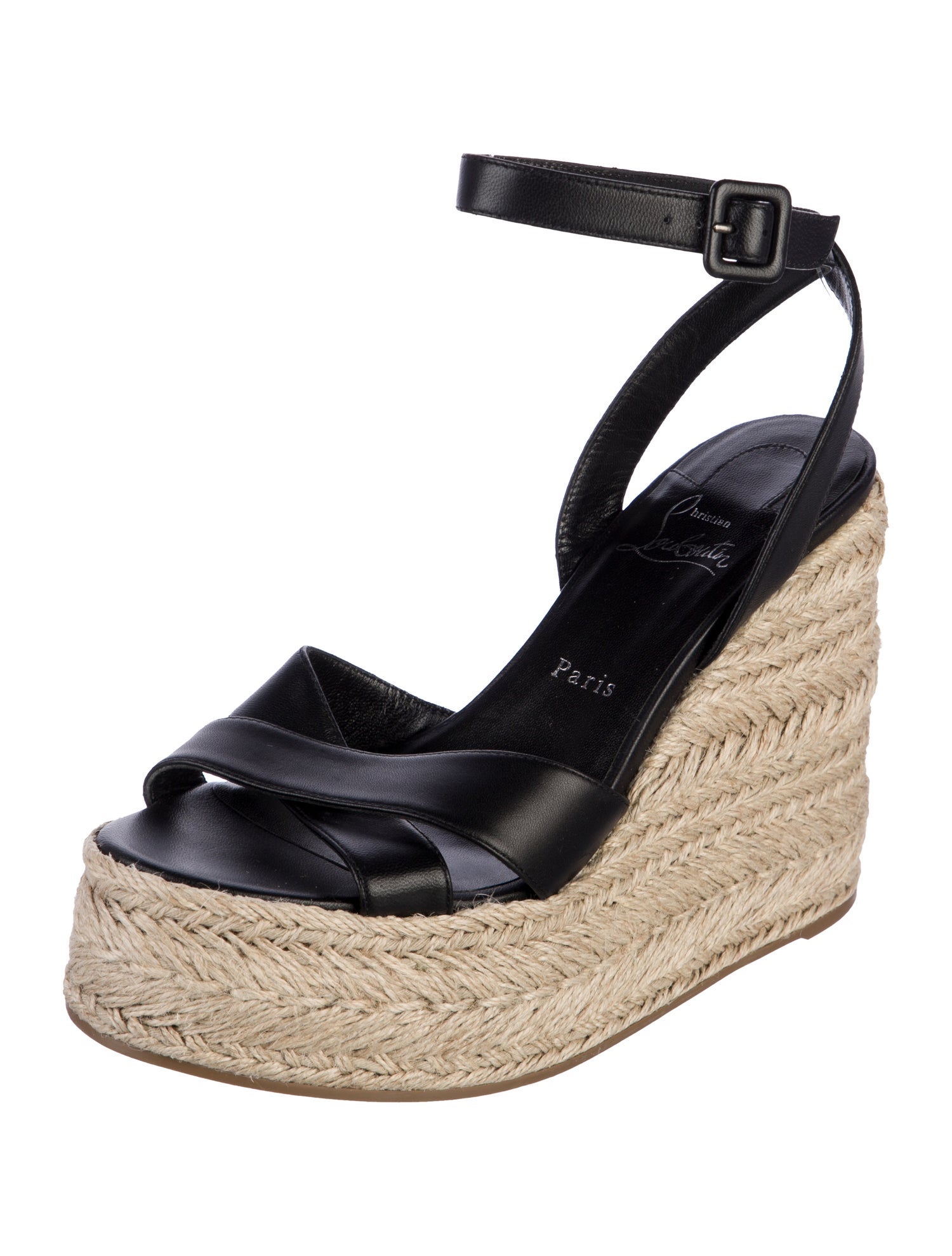 Christian Louboutin Leather Espadrilles