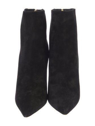 Christian Louboutin Suede Colorblock Pattern Boots