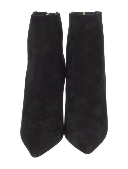 Christian Louboutin Suede Colorblock Pattern Boots