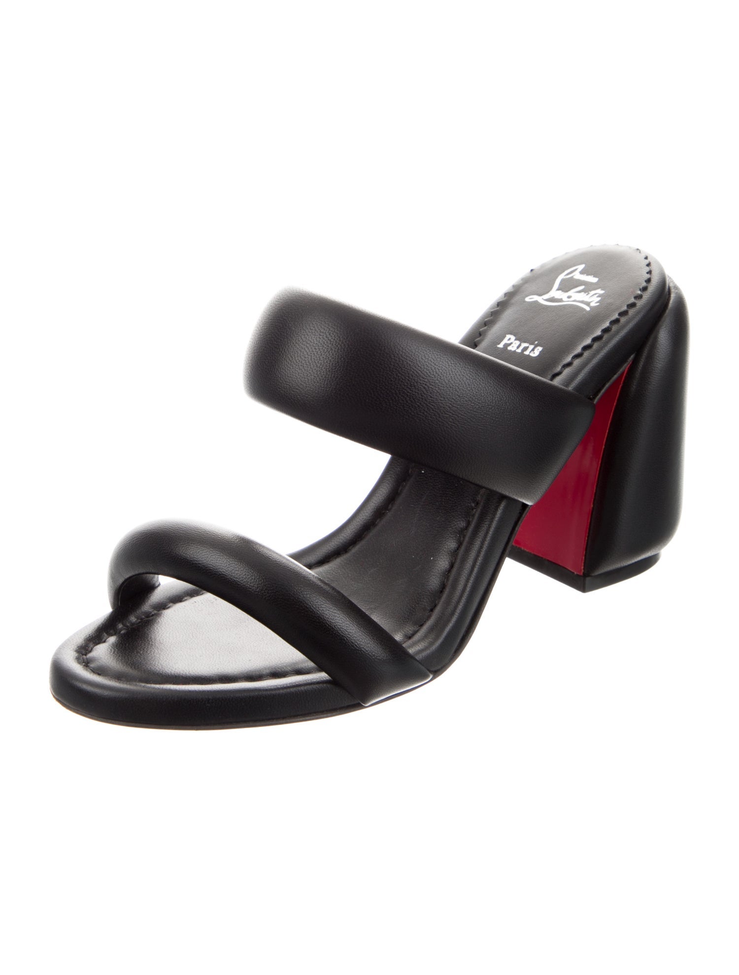 Christian Louboutin Leather Slides