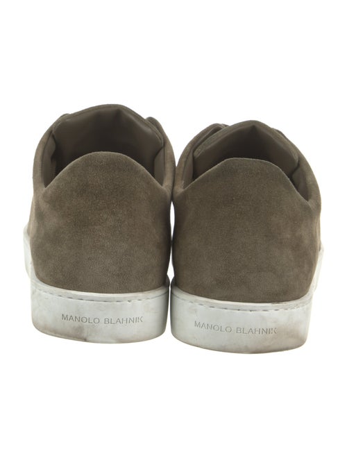 Manolo Blahnik Suede Sneakers