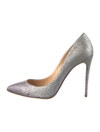Christian Louboutin Glitter Glitter Accents Pumps