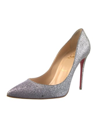 Christian Louboutin Glitter Glitter Accents Pumps