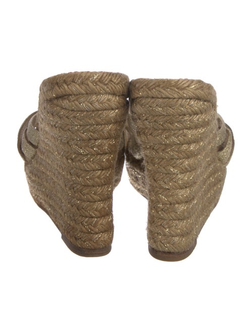 Christian Louboutin Glitter Accents Espadrilles