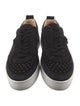 Christian Louboutin Spike Accents Suede Sneakers