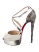 Christian Louboutin Leather Animal Print D'Orsay Pumps