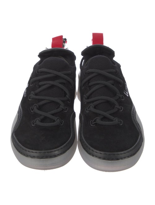 Christian Louboutin Suede Studded Accents Sneakers