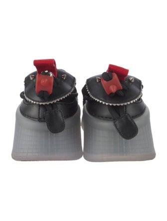 Christian Louboutin Suede Studded Accents Sneakers