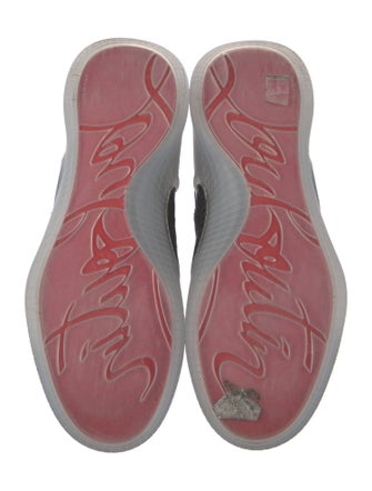 Christian Louboutin Suede Studded Accents Sneakers