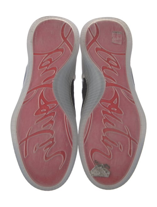 Christian Louboutin Suede Studded Accents Sneakers