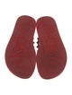 Christian Louboutin Spike Accents Rubber Flip Flops
