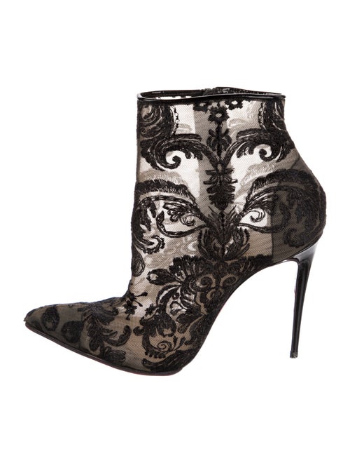 Christian Louboutin Lace Lace Pattern Boots