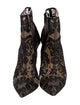 Christian Louboutin Lace Lace Pattern Boots