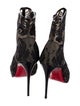 Christian Louboutin Lace Lace Pattern Boots