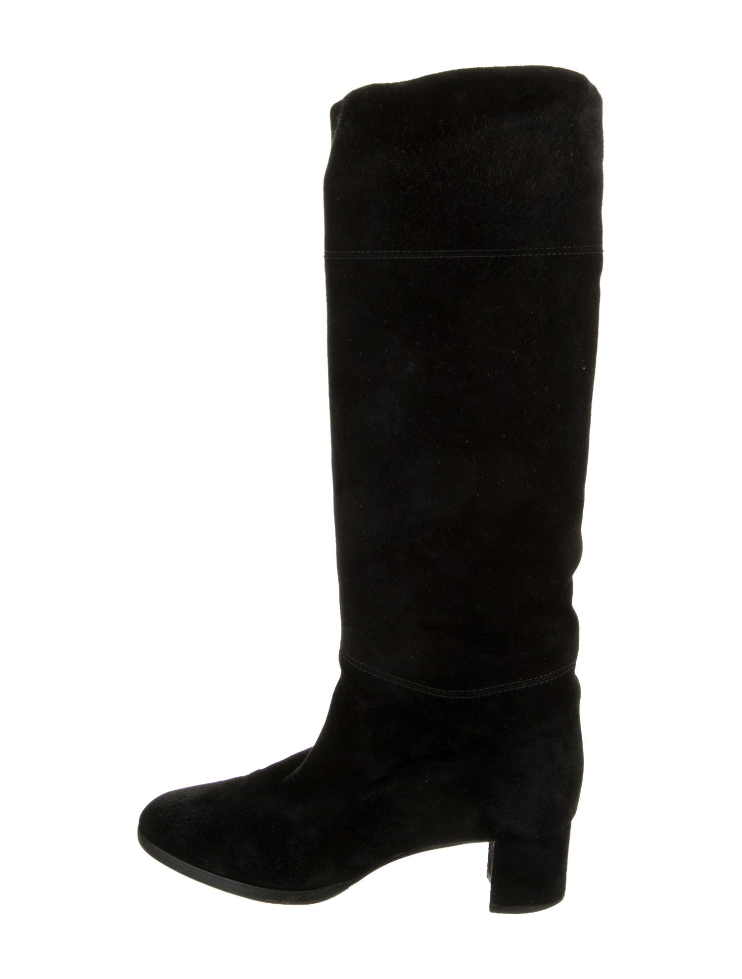Christian Louboutin Suede Riding Boots