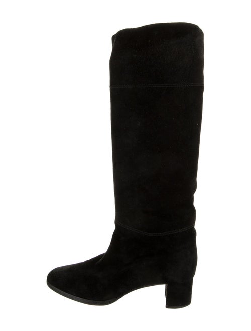 Christian Louboutin Suede Riding Boots