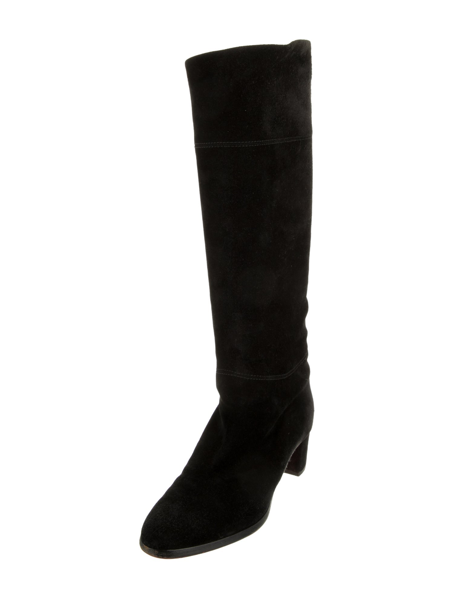 Christian Louboutin Suede Riding Boots