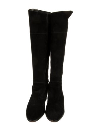 Christian Louboutin Suede Riding Boots