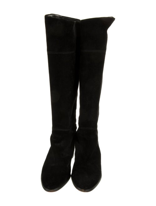 Christian Louboutin Suede Riding Boots