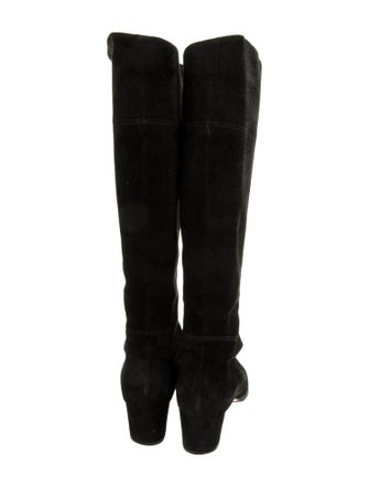 Christian Louboutin Suede Riding Boots