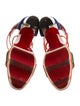 Christian Louboutin Patent Leather Colorblock Pattern Sandals