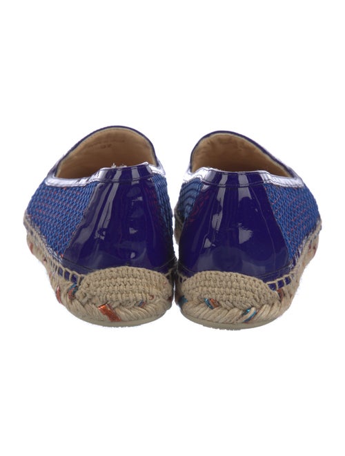 Christian Louboutin Mesh Embroidered Accent Espadrilles