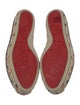 Christian Louboutin Mesh Embroidered Accent Espadrilles