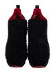 Christian Louboutin Spike Accents Neoprene Sneakers