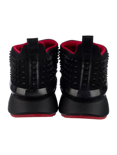 Christian Louboutin Spike Accents Neoprene Sneakers