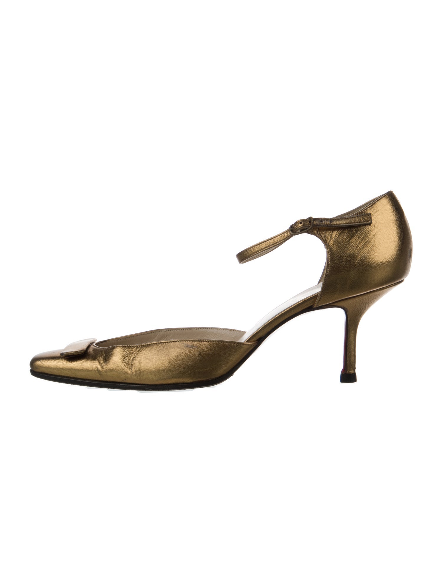 Christian Louboutin Leather D'Orsay Pumps