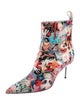 Christian Louboutin Patent Leather Printed Boots