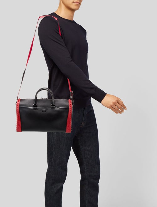 Christian Louboutin Canvas Weekender Bag