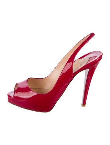 Christian Louboutin Pumps Patent Leather Slingback IT 38.5 | 8.5