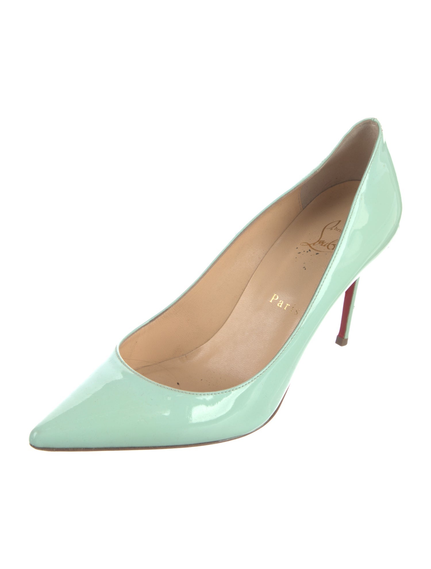 Christian Louboutin Decollete 554 85 Patent Leather Pumps