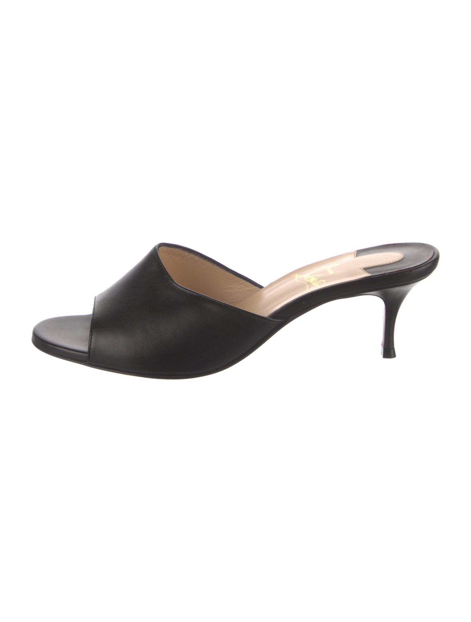 Christian Louboutin Leather Slides
