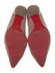 Christian Louboutin Spike Accents Leather Ballet Flats