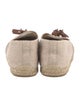Christian Louboutin Spike Accents Canvas Espadrilles