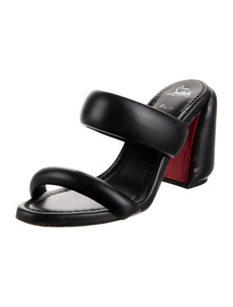Christian Louboutin Leather Slides