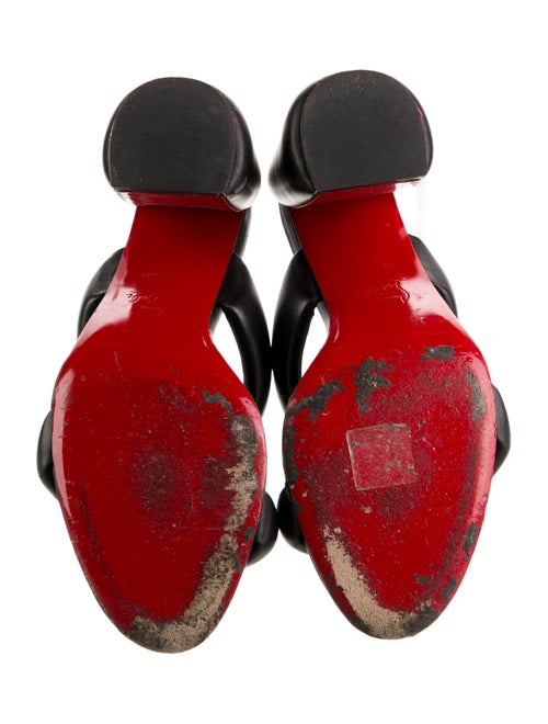 Christian Louboutin Leather Slides