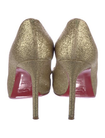 Christian Louboutin Glitter Glitter Accents Pumps