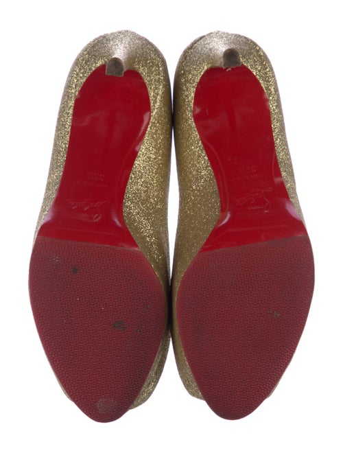 Christian Louboutin Glitter Glitter Accents Pumps