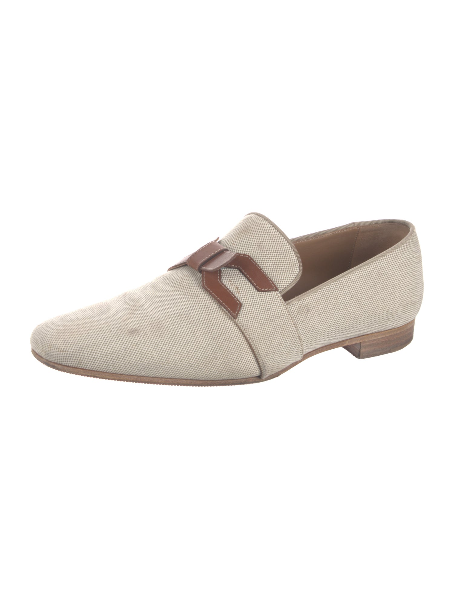 Christian Louboutin Canvas Dress Loafers