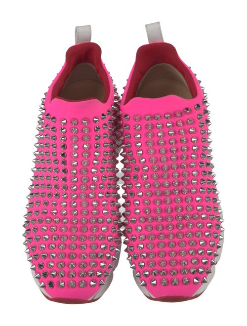 Christian Louboutin Spike Accents Neoprene Chunky Sneakers