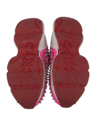 Christian Louboutin Spike Accents Neoprene Chunky Sneakers