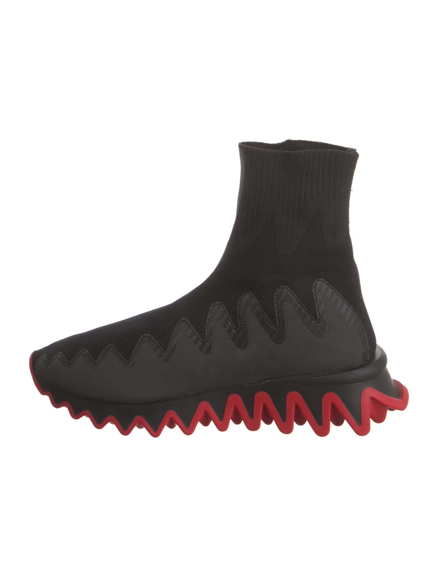 Christian Louboutin Printed Sock Sneakers w/ Tags