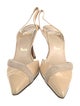 Christian Louboutin Leather Slingback Pumps