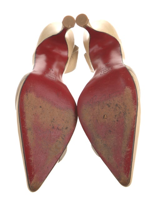 Christian Louboutin Leather Slingback Pumps
