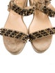 Christian Louboutin Spike Accents Suede Espadrilles